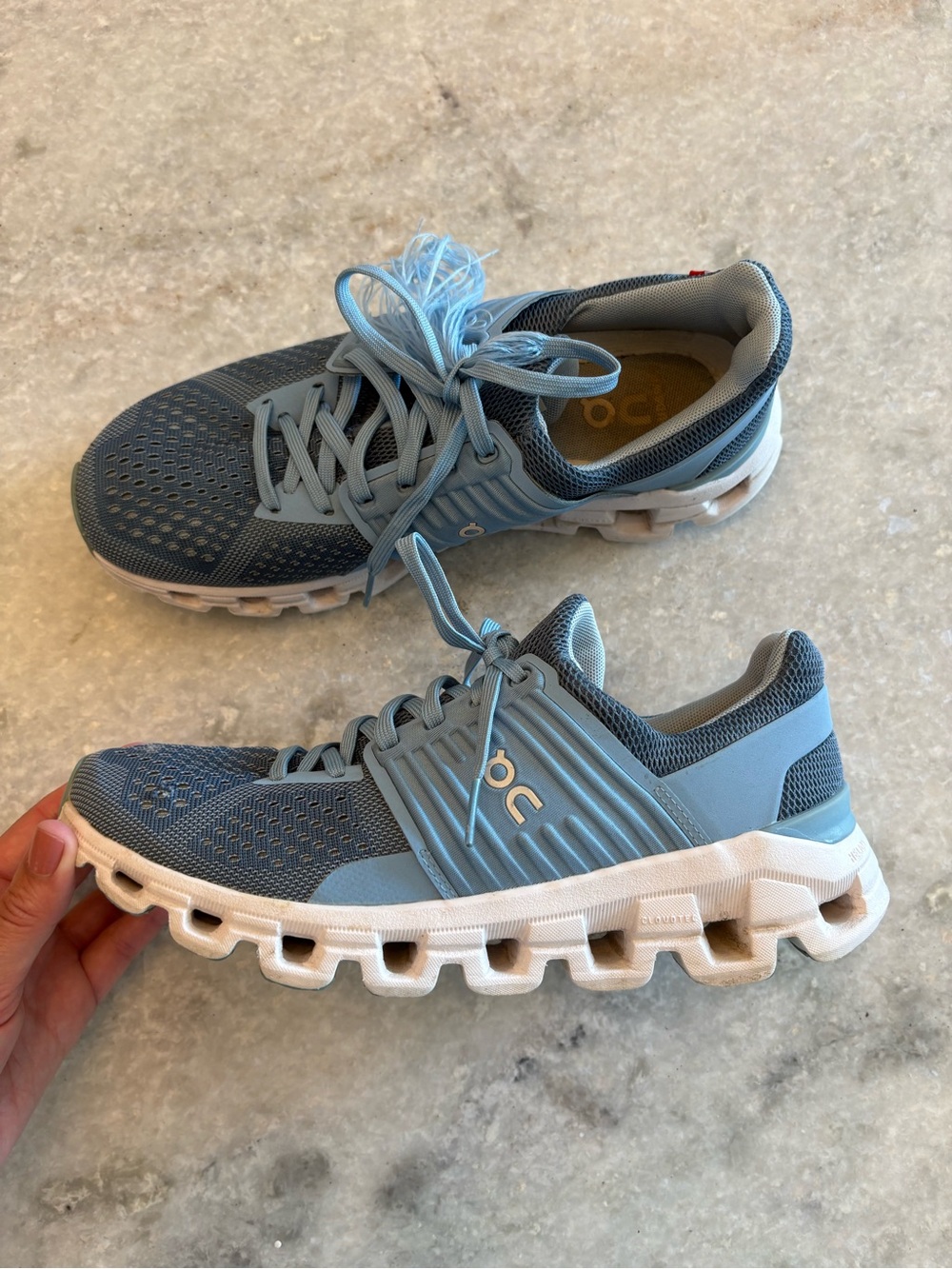 On Cloudlight Blue Running Sneakers size 7.5